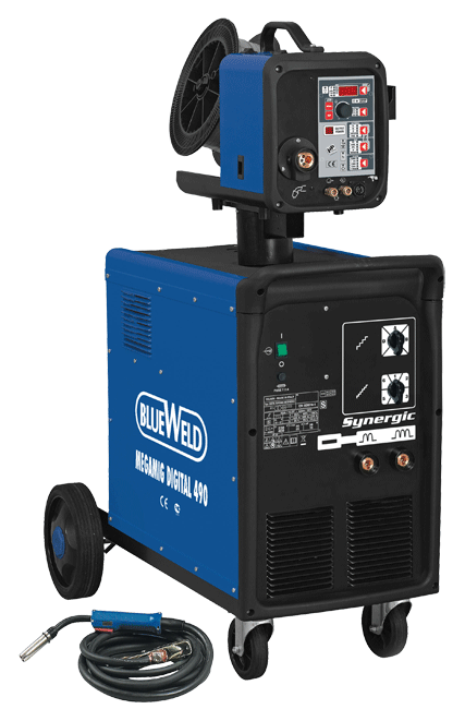 Сварочный полуавтомат Blueweld MEGAMIG DIGITAL Synergic 490 R.A.
